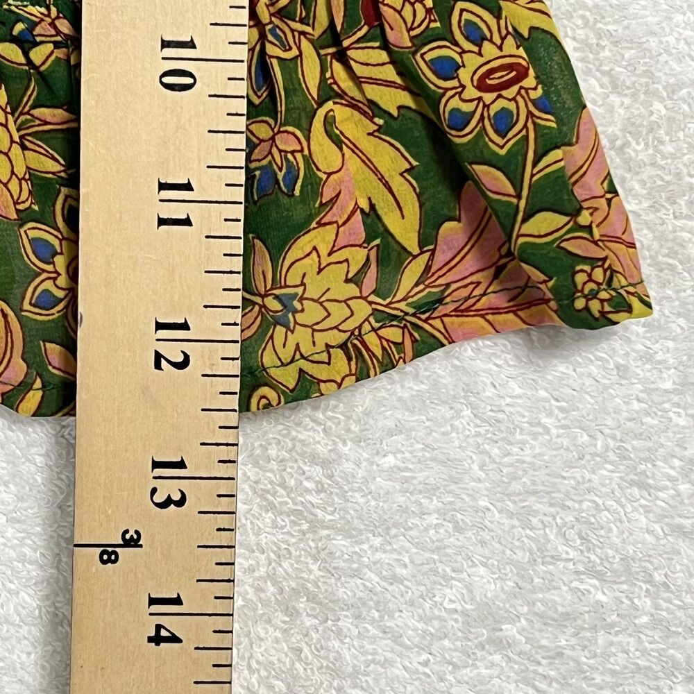 Japna Floral Crop Top Woman’s M Multi Romantic Festival Lined - Picture 11 of 17